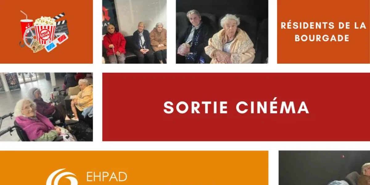 Sortie cinéma : un moment de joie partagé par nos résidents